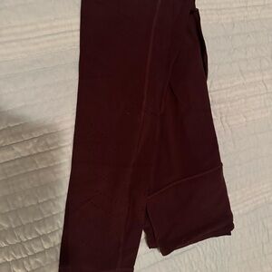 Athleta Burgundy Leggings